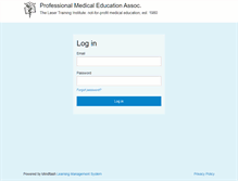 Tablet Screenshot of lasertraining.mindflash.com