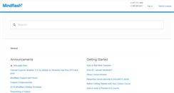 Desktop Screenshot of help.mindflash.com