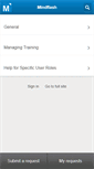 Mobile Screenshot of help.mindflash.com